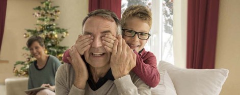 Familie zu Weihnachten